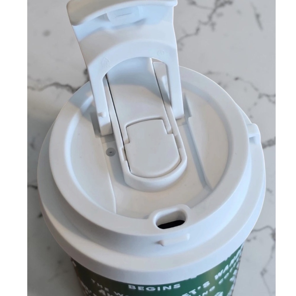 Starbucks 2026 Limited Edition Road Trip Dual Lid Green Letter SS 20oz Tumbler - Picture 3 of 5